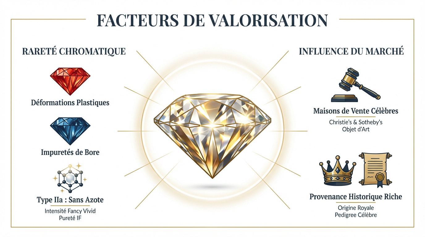 Critères de valorisation géologique d'un diamant d'exception